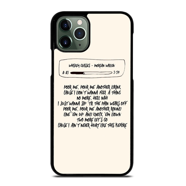 MORGAN WALLEN LYRIC iPhone 11 Pro Max Case MORGAN WALLEN LYRIC iPhone 11 Pro Max Case