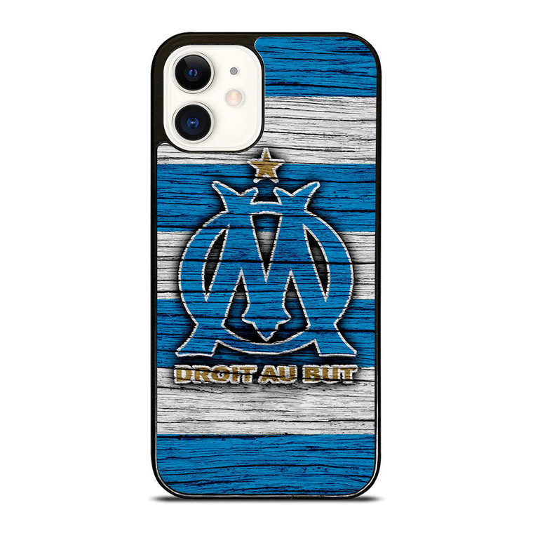 OLYMPIQUE DE MARSEILLE LOGO WOODEN iPhone 12 Case
