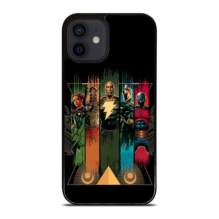 BLACK ADAM CHARACTERS ARTS iPhone 12 Mini Case