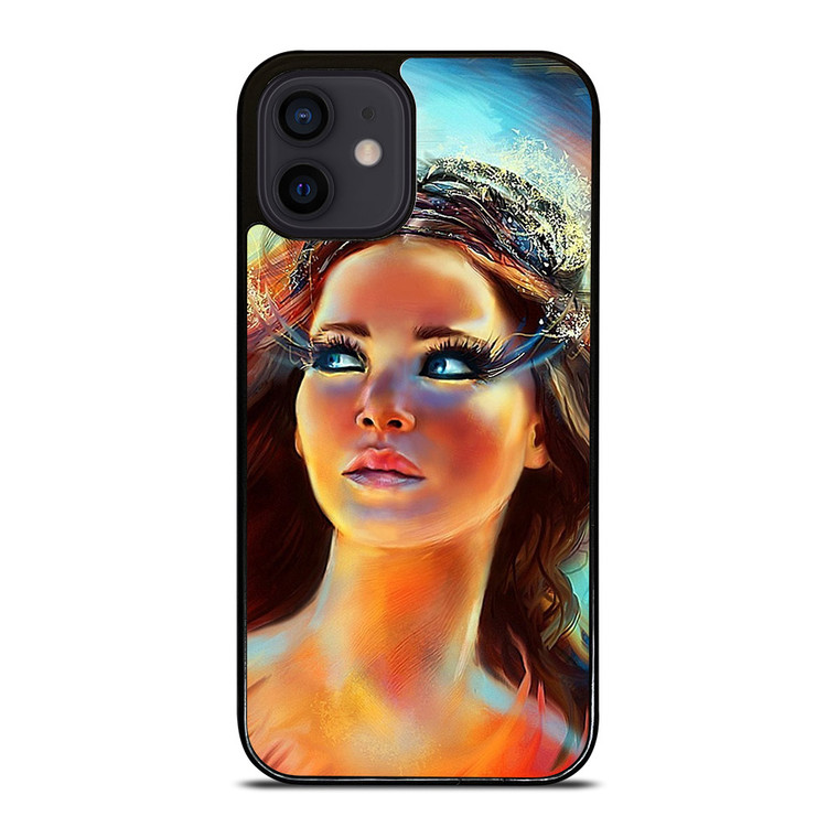 JENNIFER LAWRENCE ART iPhone 12 Mini Case