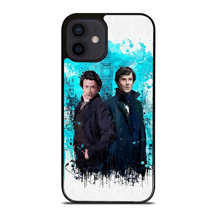 ROBERT DOWNEY JR SHERLOCK HOLMES ART iPhone 12 Mini Case