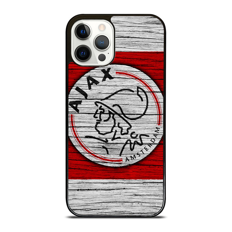 AJAX AMSTERDAM LOGO WOODEN iPhone 12 Pro Case