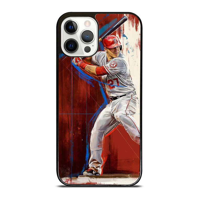 ART OF MIKE TROUT ANGELS iPhone 12 Pro Case