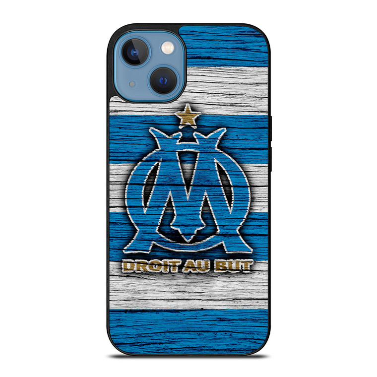 OLYMPIQUE DE MARSEILLE LOGO WOODEN iPhone 13 Case