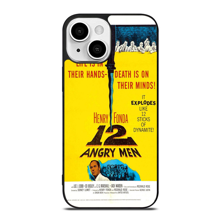 12 ANGRY MEN VINTAGE POSTER iPhone 13 Mini Case