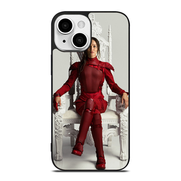 JENNIFER LAWRENCE HUNGER GAME RED iPhone 13 Mini Case