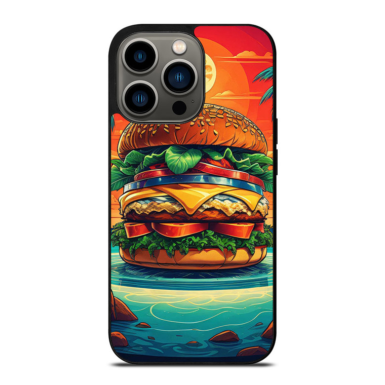 JIMMY BUFFETT BURGER iPhone 13 Pro Case