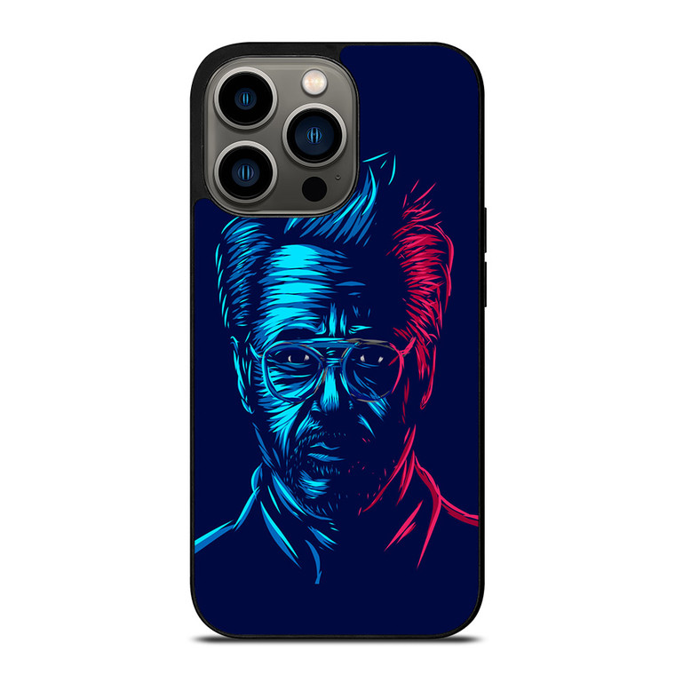 ROBERT DOWNEY JR IRON MAN ART iPhone 13 Pro Case