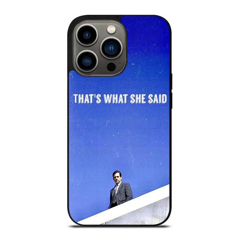 THE OFFICE SERIAL MOVIE QUOTE iPhone 13 Pro Case