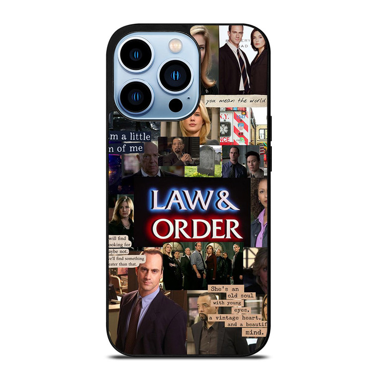 LAW AND ORDER COLLAGE iPhone 13 Pro Max Case