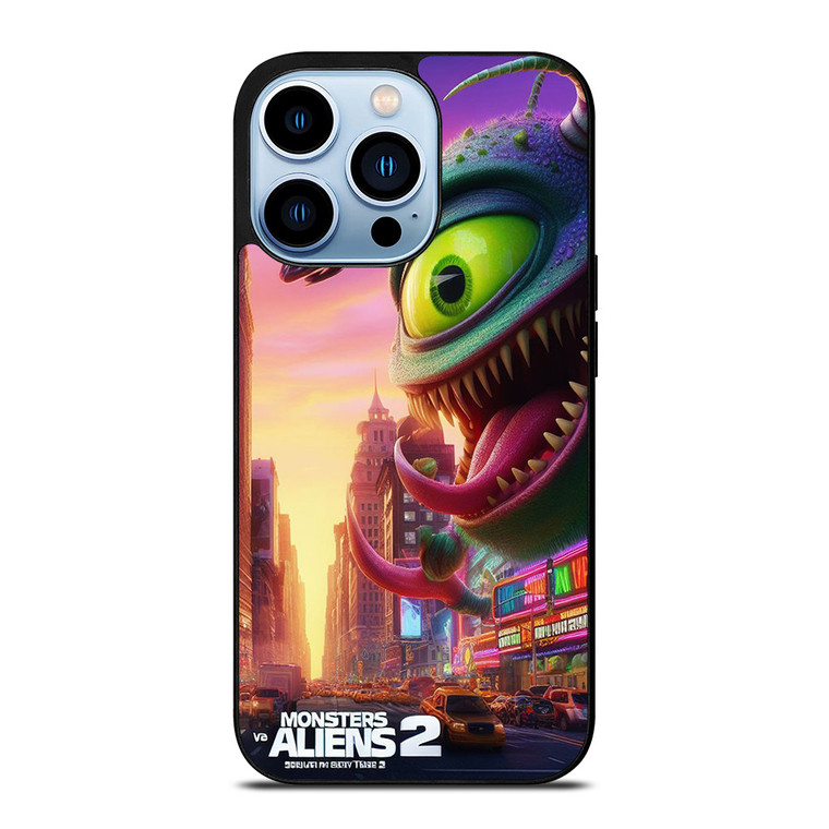 MONSTER VS ALIENS FUNNY CARTOON iPhone 13 Pro Max Case