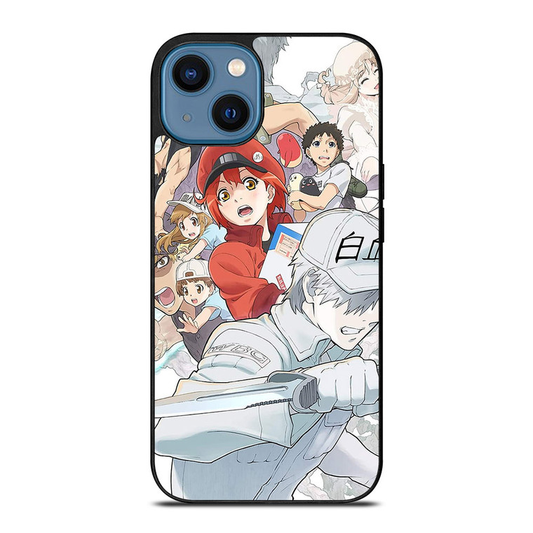 CELLS AT WORK CHARACTERS iPhone 14 Case