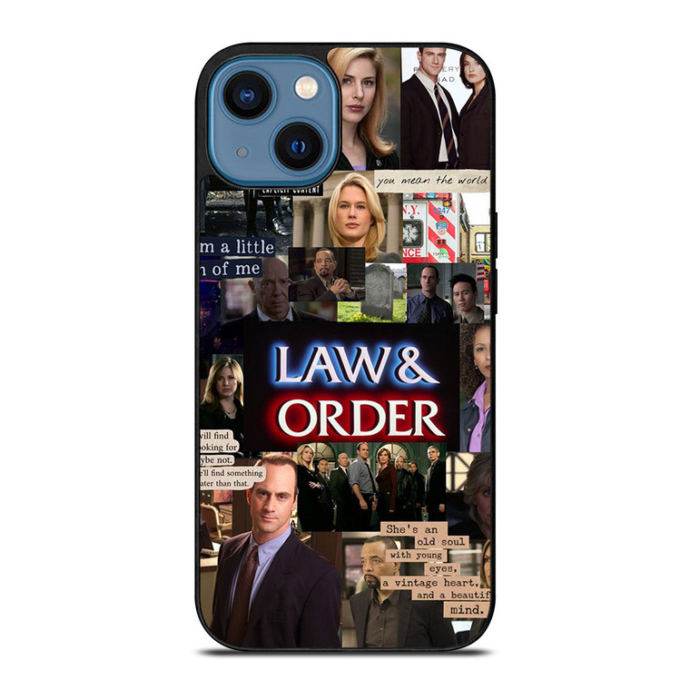 LAW AND ORDER COLLAGE iPhone 14 Case