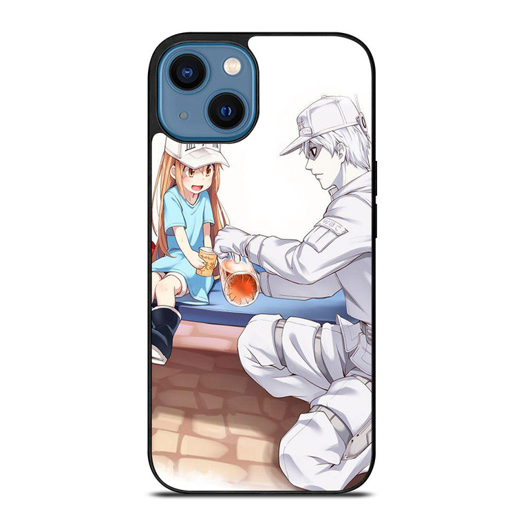RED BLOOD CELLS AT WORK iPhone 14 Case