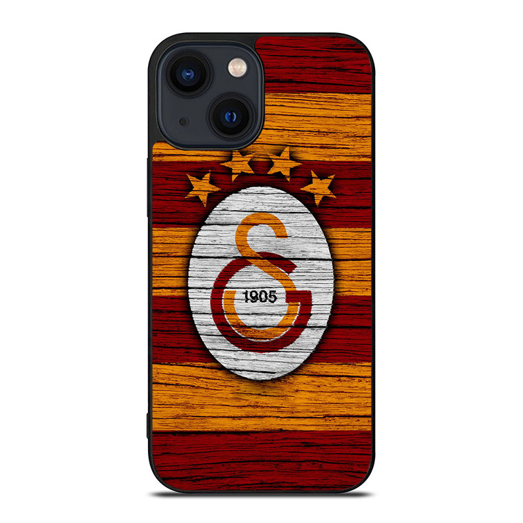 GALATASARAY FC LOGO WOODEN iPhone 14 Plus Case