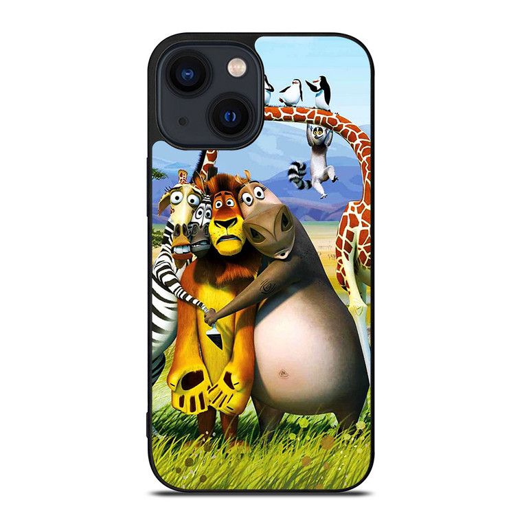 MADAGASCAR CHARACTERS iPhone 14 Plus Case