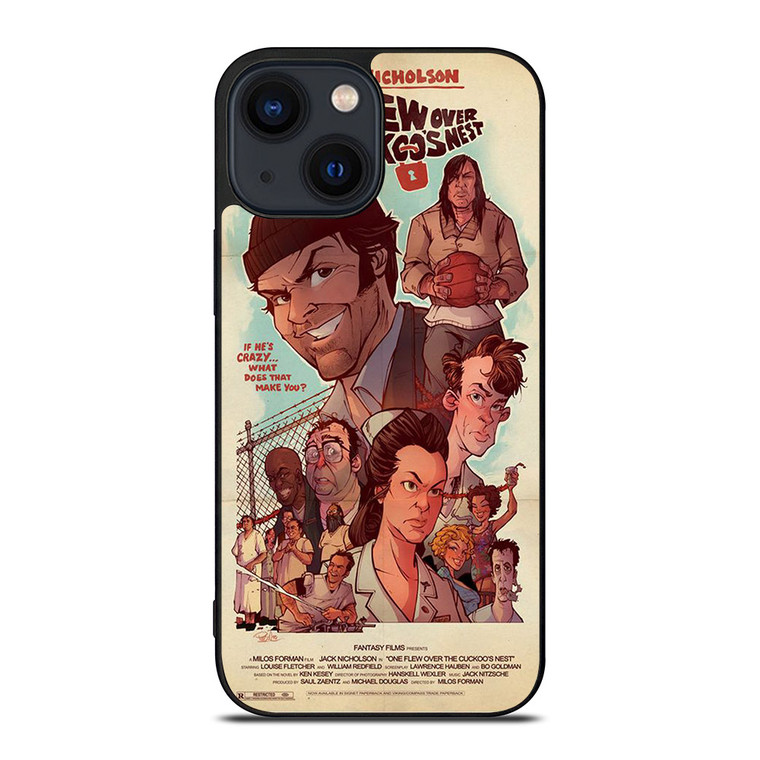 ONE FLEW OVER THE CUCKOO'S NEST POSTER OLD iPhone 14 Plus Case
