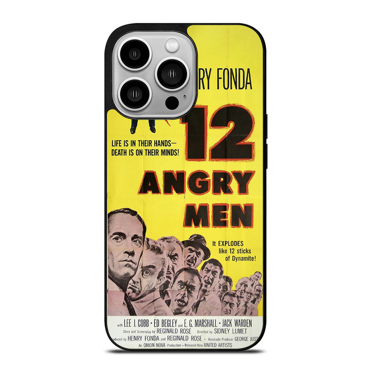 12 ANGRY MEN OLD POSTER iPhone 14 Pro Case