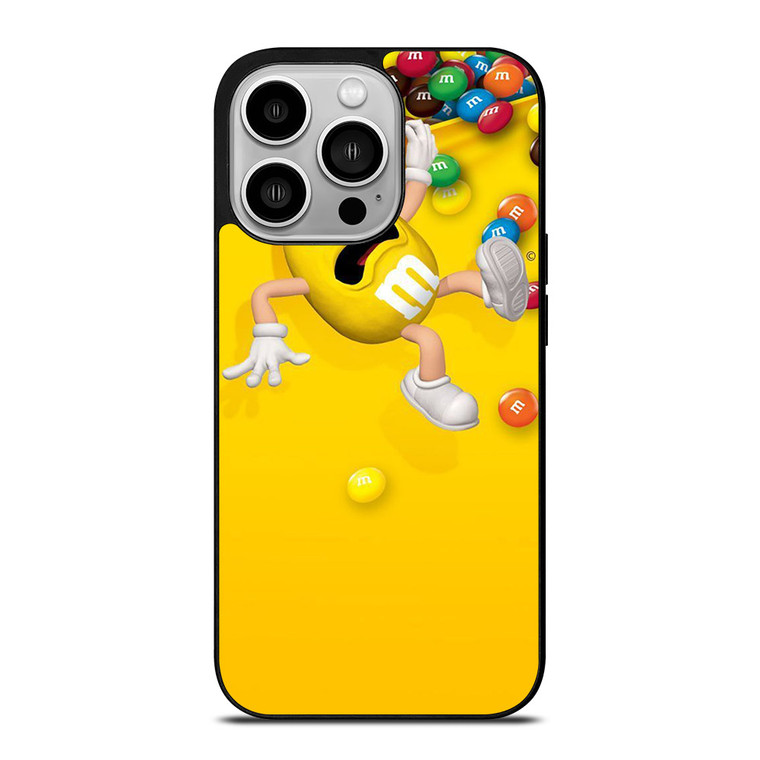M&M'S CHOCOLATE YELLOW ICON iPhone 14 Pro Case