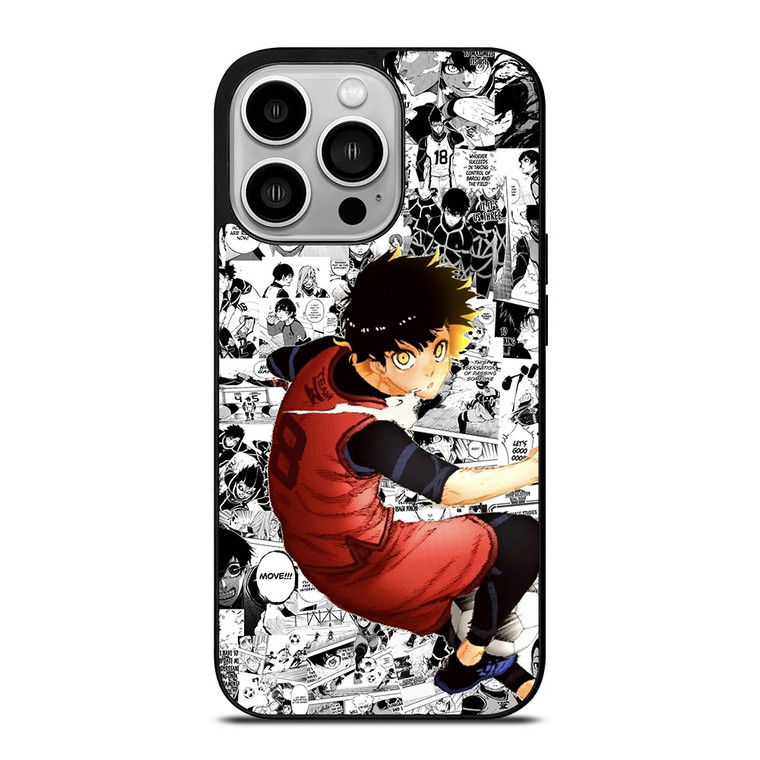 MEGURU BACHIRA BLUE LOCK COLLAGE iPhone 14 Pro Case