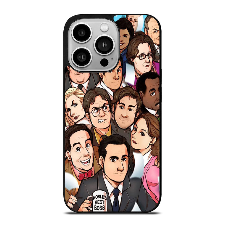 THE OFFICE SERIAL MOVIE CHARACTERS iPhone 14 Pro Case