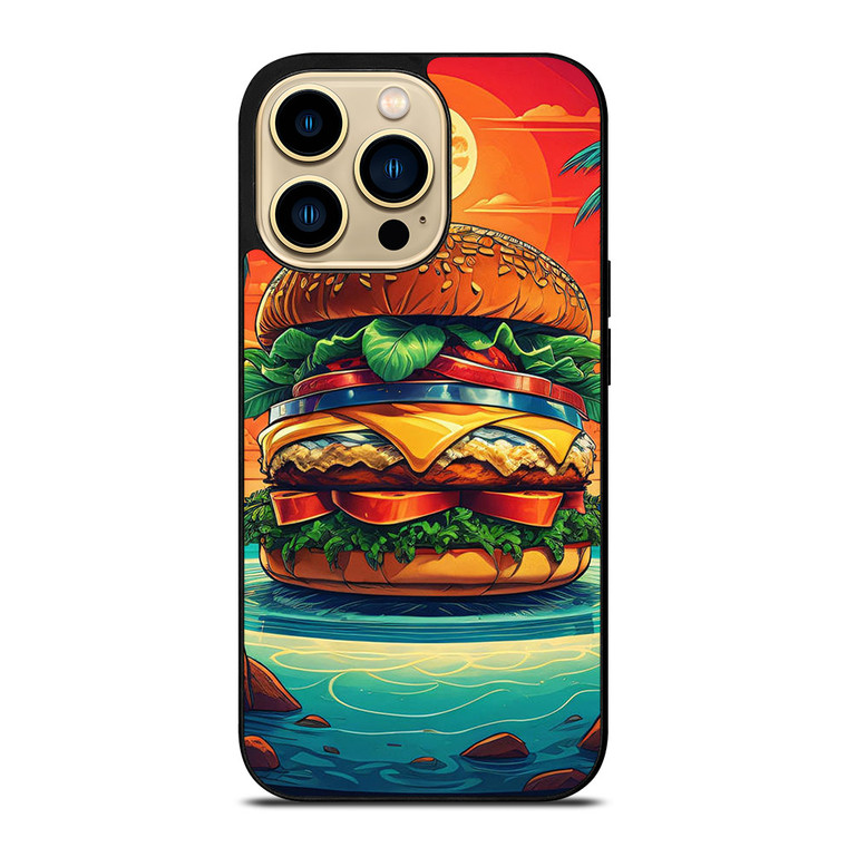 JIMMY BUFFETT BURGER iPhone 14 Pro Max Case