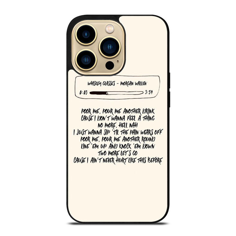 MORGAN WALLEN LYRIC iPhone 14 Pro Max Case MORGAN WALLEN LYRIC iPhone 14 Pro Max Case