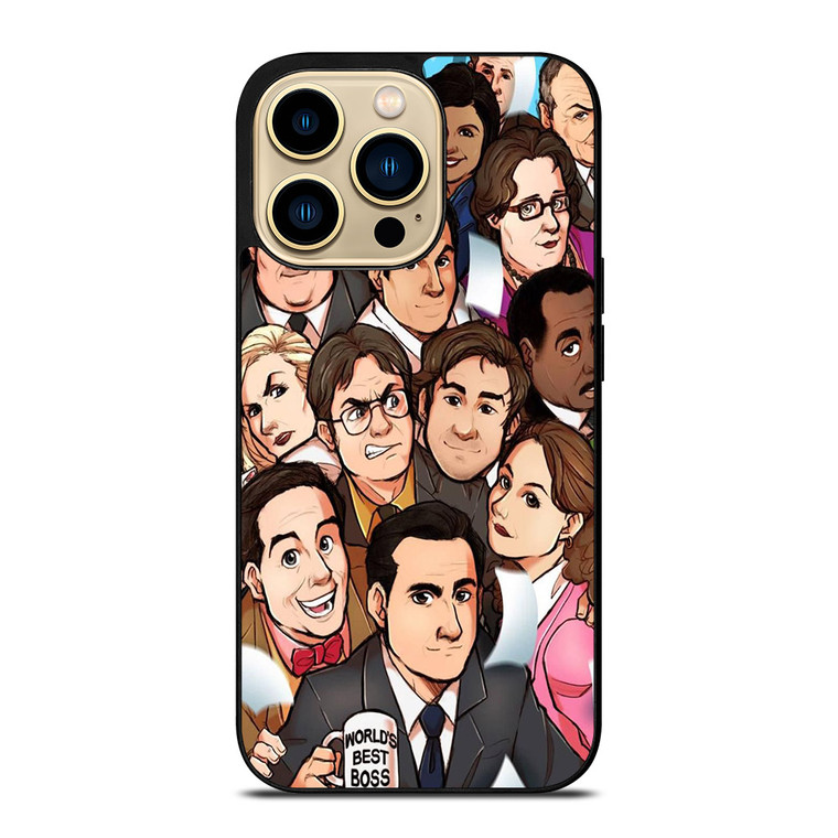 THE OFFICE SERIAL MOVIE CHARACTERS iPhone 14 Pro Max Case