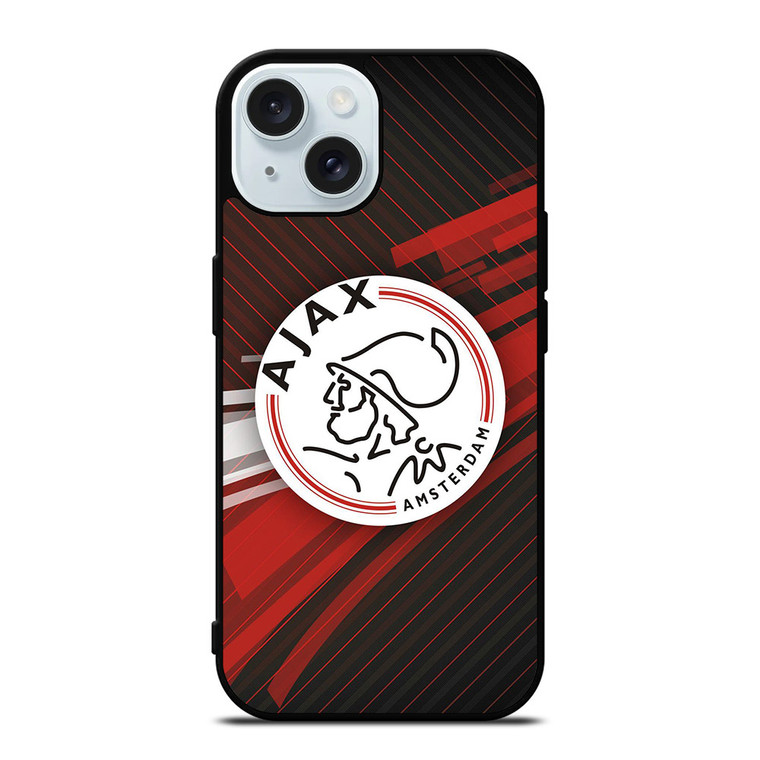 AJAX AMSTERDAM LOGO iPhone 15 Case