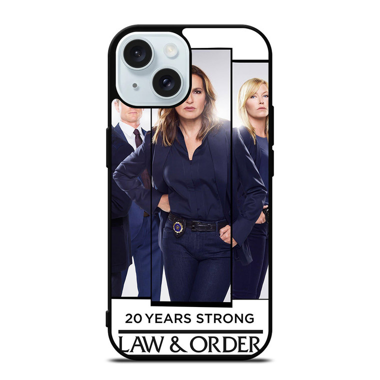 LAW AND ORDER CHARACTERS iPhone 15 Case