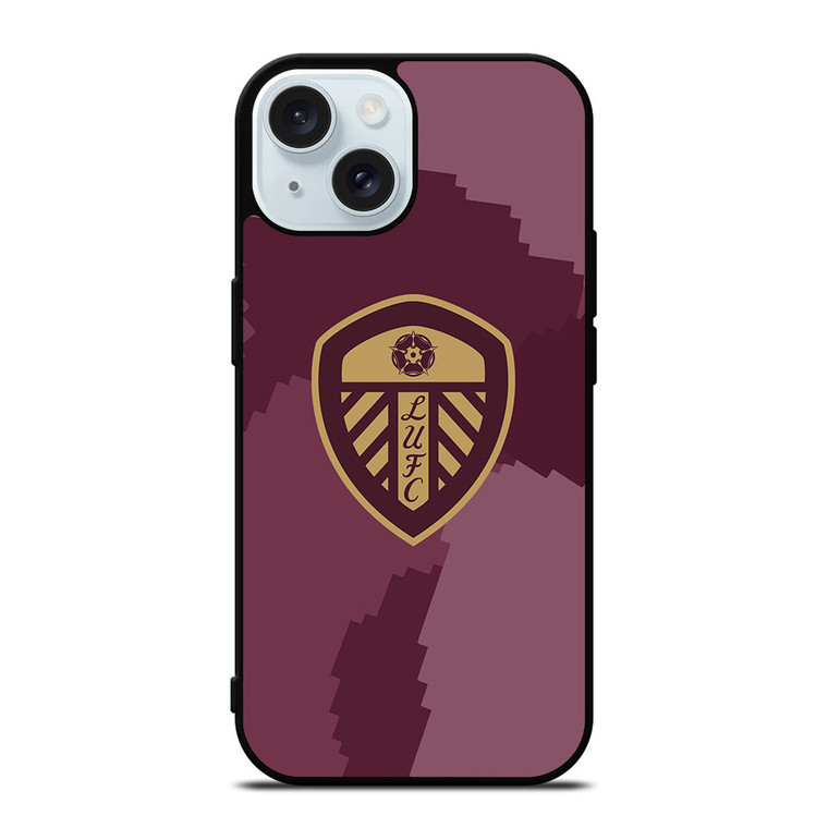 LEEDS UNITED FC ART LOGO iPhone 15 Case