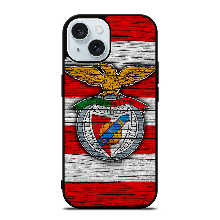SL BENFICA WOODEN ART LOGO iPhone 15 Case
