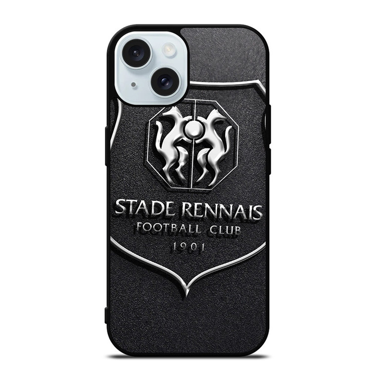 STADE RENNAIS FC LOGO ART iPhone 15 Case