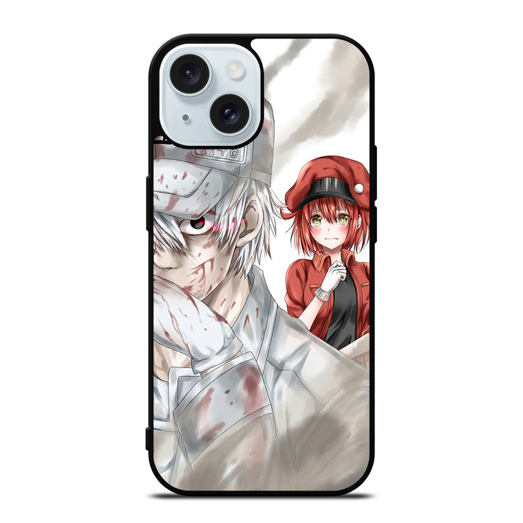 WHITE BLOOD CELLS AT WORK iPhone 15 Case