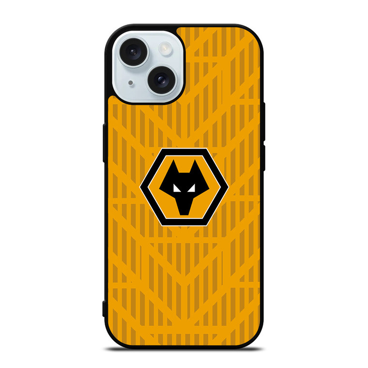 WOLVERHAMPTON WANDERERS FC LOGO iPhone 15 Case
