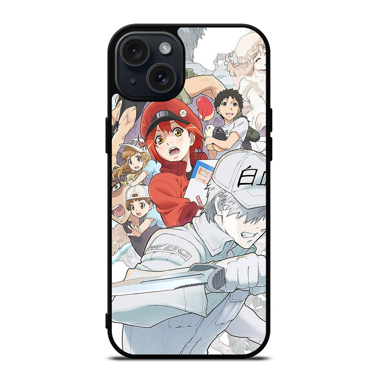 CELLS AT WORK CHARACTERS iPhone 15 Plus Case