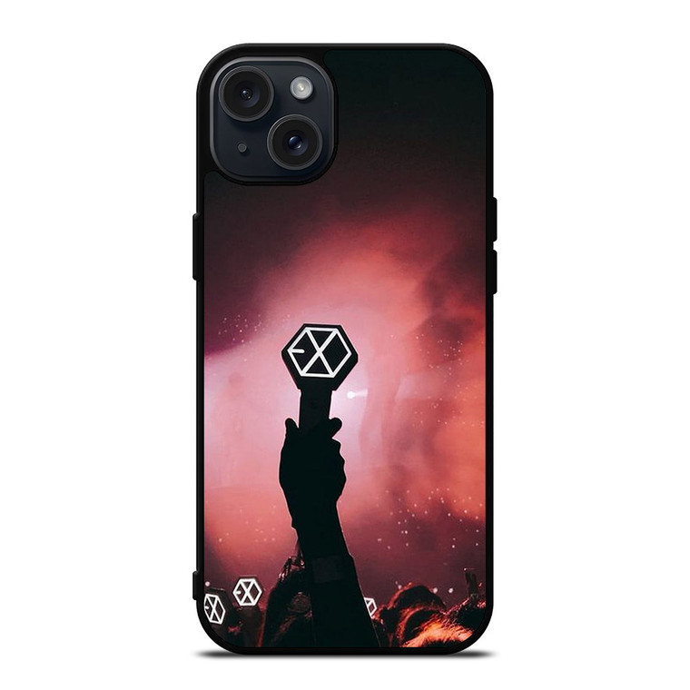 EXO BOYBAND LOGO CONCERT iPhone 15 Plus Case