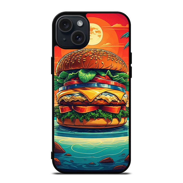 JIMMY BUFFETT BURGER iPhone 15 Plus Case