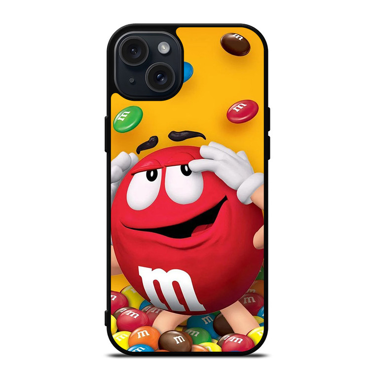 M&M'S CHOCOLATE RED ICON iPhone 15 Plus Case
