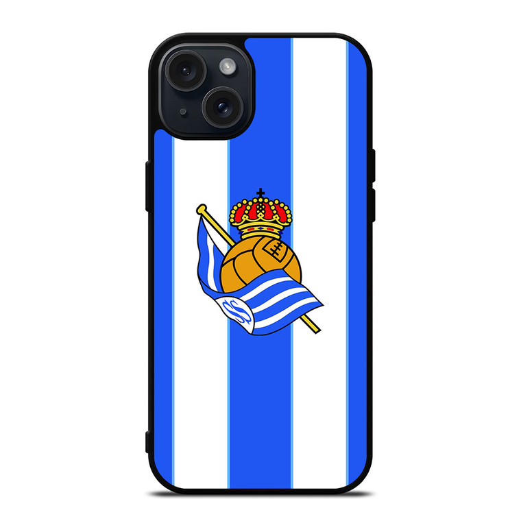REAL SOCIEDAD LOGO iPhone 15 Plus Case