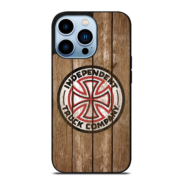 INDEPENDENT TRUCK LOGO WOODEN iPhone 13 Pro Max Case