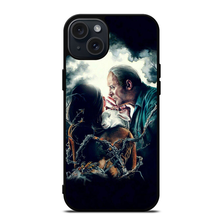 THE SILENCE OF THE LAMBS MOVIE ART iPhone 15 Plus Case