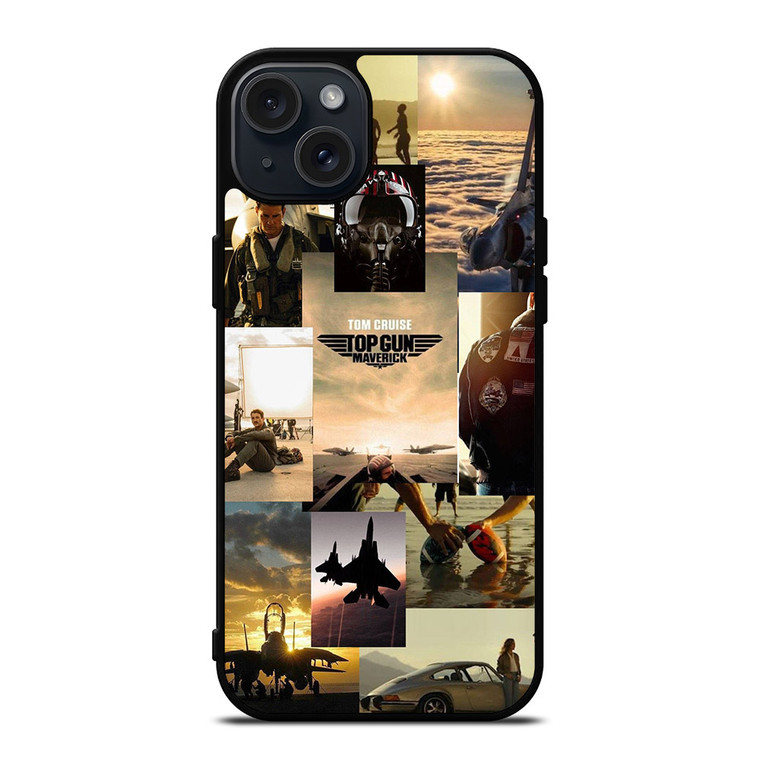 TOP GUN MAVERICK COLLAGE iPhone 15 Plus Case