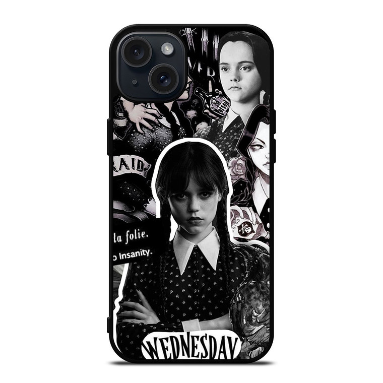 WEDNESDAY ART COLLAGE iPhone 15 Plus Case