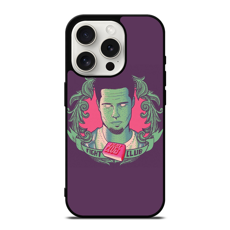FIGHT CLUB BRAD PITT ART iPhone 15 Pro Case