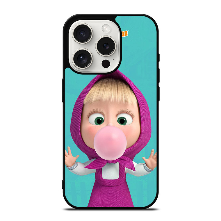MASHA AND THE BEAR BUBBLEGUM iPhone 15 Pro Case