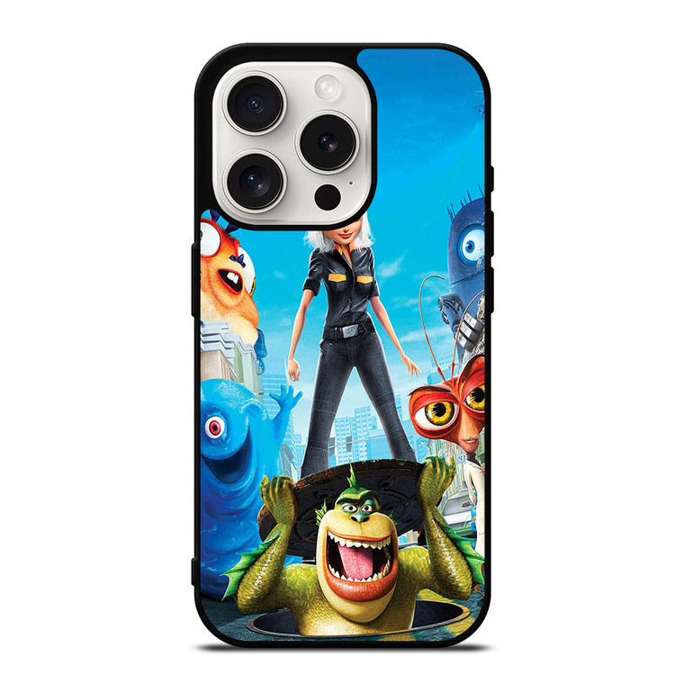 MONSTER VS ALIENS CARTOON iPhone 15 Pro Case