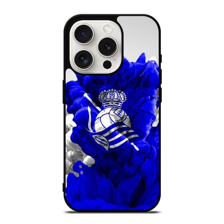 REAL SOCIEDAD SMOOKY LOGO iPhone 15 Pro Case