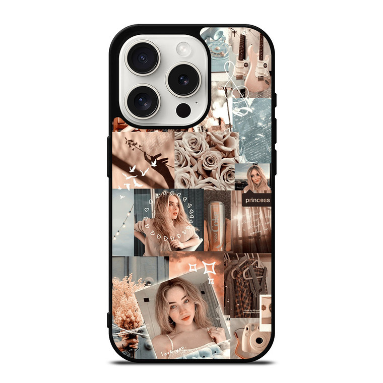 SABRINA CARPENTER BEAUTY COLLAGE iPhone 15 Pro Case