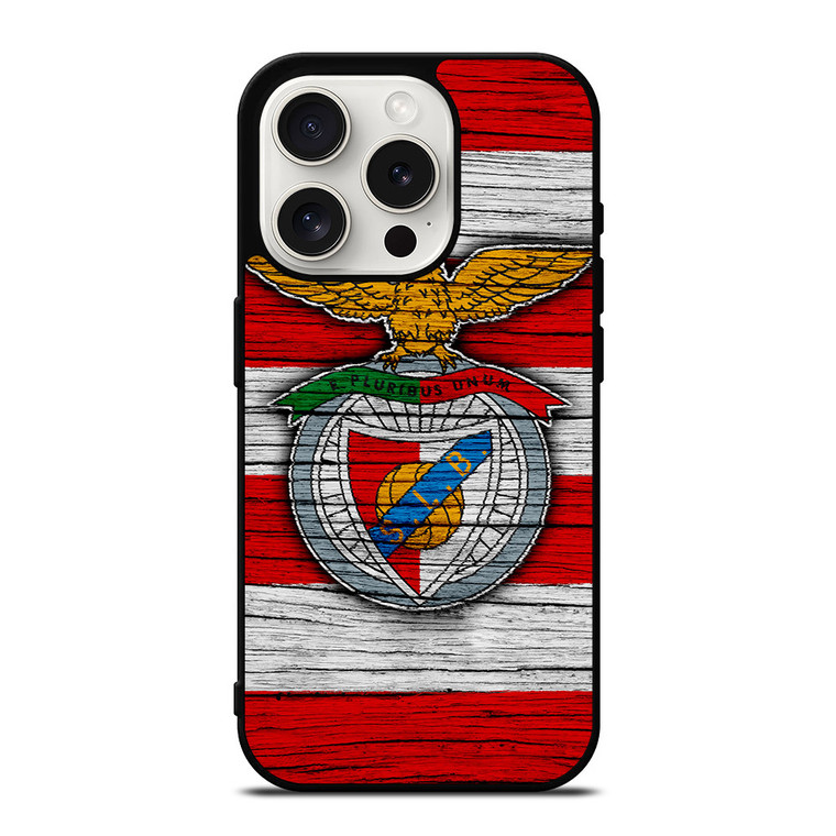 SL BENFICA WOODEN ART LOGO iPhone 15 Pro Case